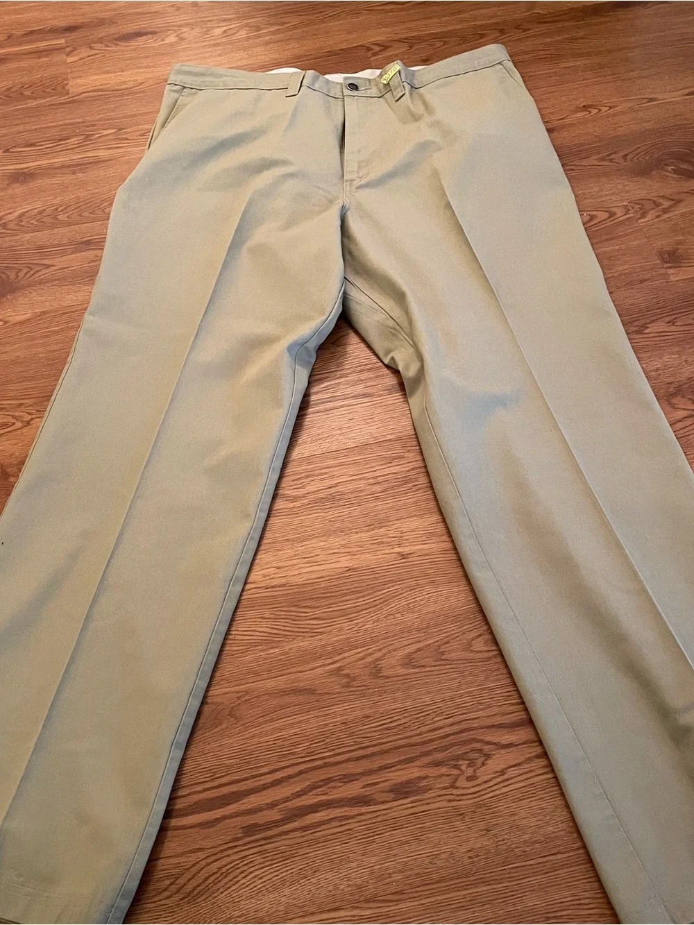 Dickies Pants 42x33‎ Lot Of 2 Khaki Flat Front Cell Pocket